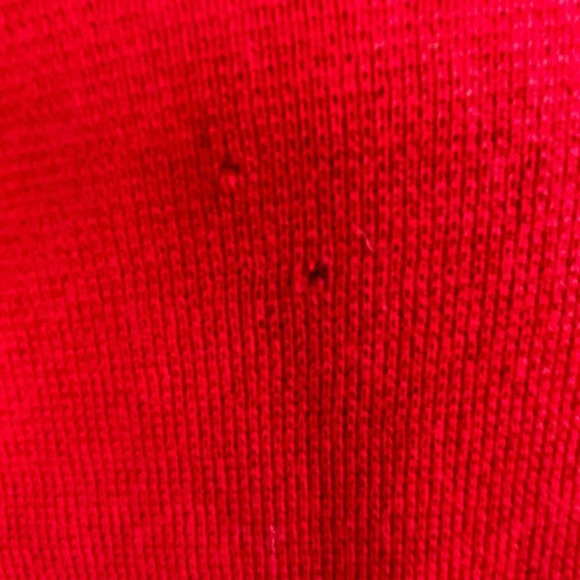 Talbots Red Wool Blend Open Drape Cardigan Sweater Size XL - Picture 3 of 7